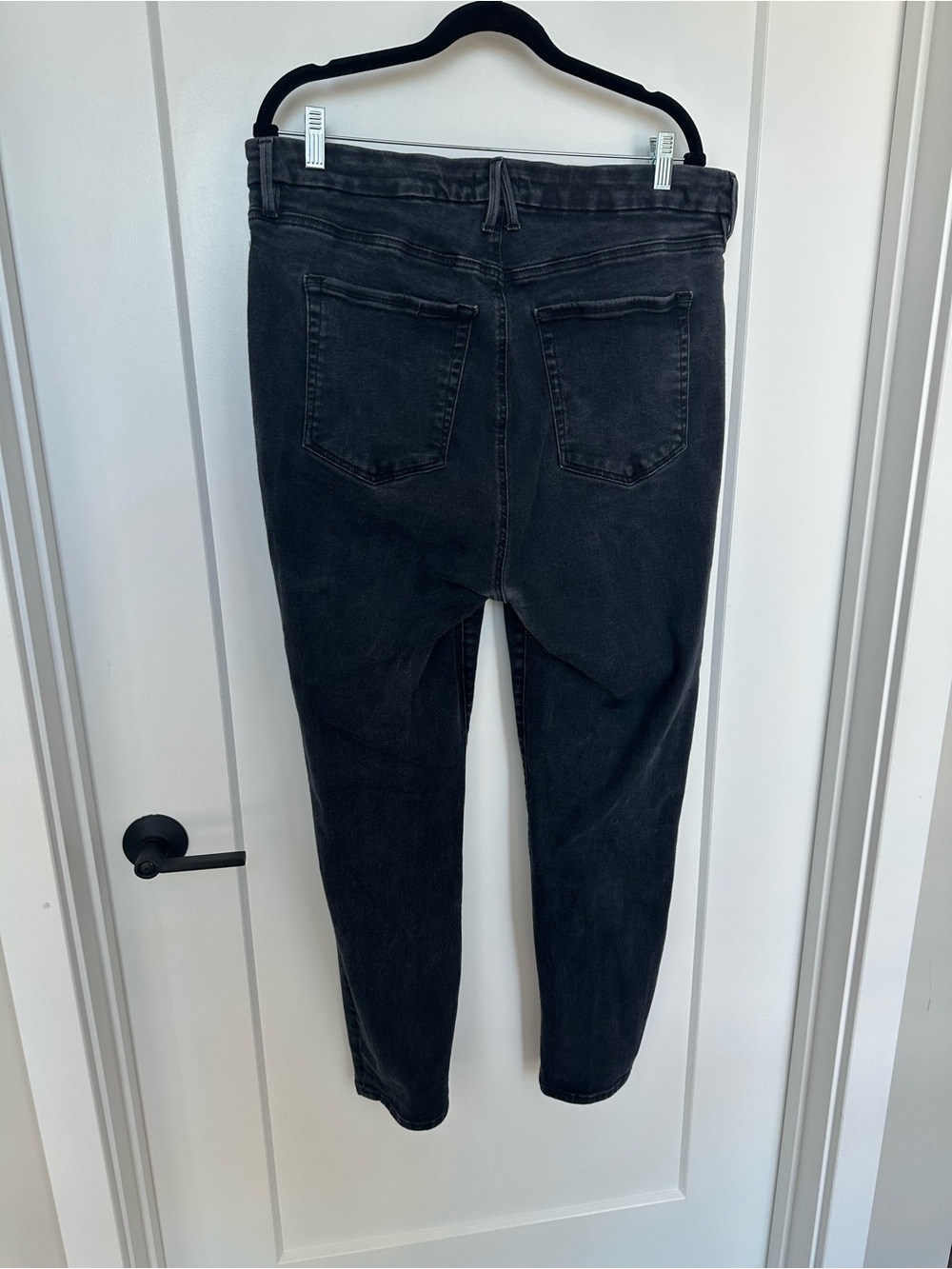 Good American 3XL Washed Black High Rise Skinny Jeans Stretch Denim - Picture 4 of 6